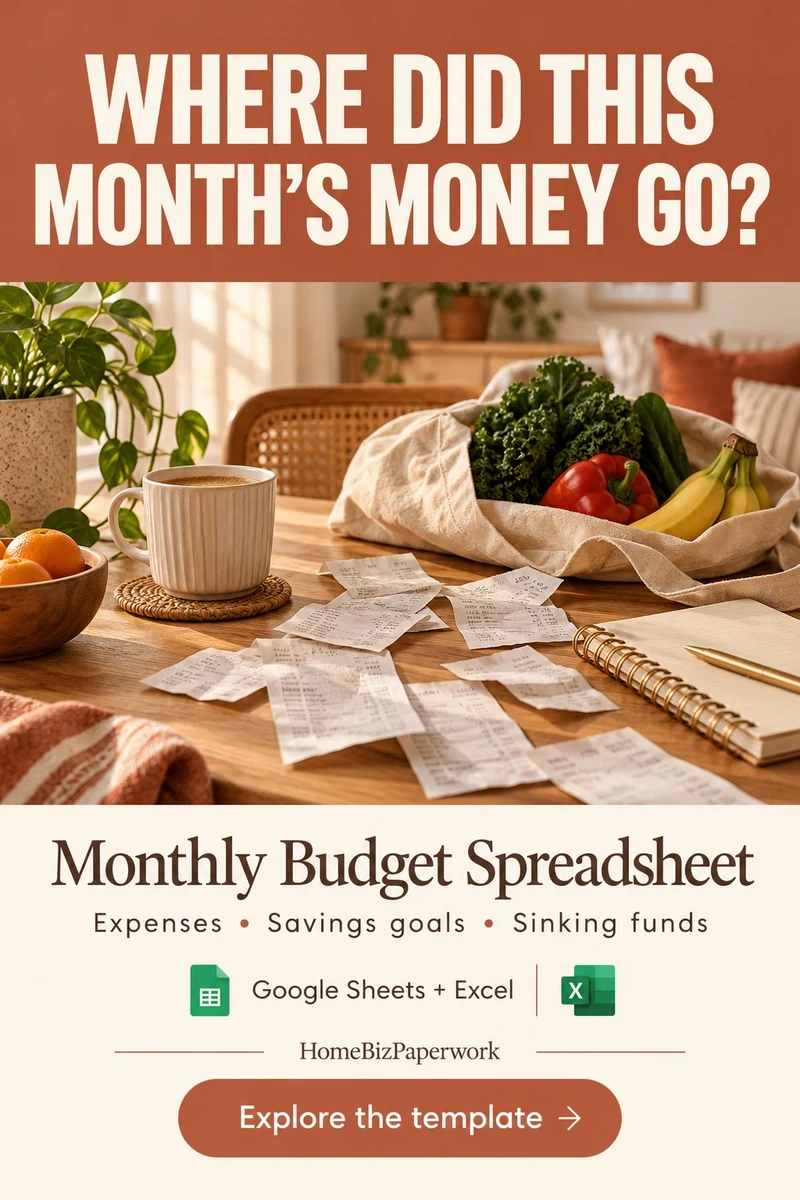 Monthly Budget Planner — Product overview